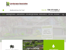 Tablet Screenshot of landscapeassociatesinc.com